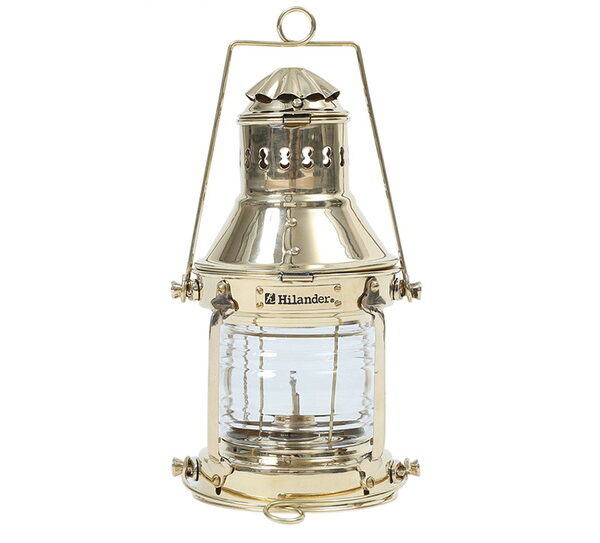 Antique Nelson Lamp Oil Lantern Brass